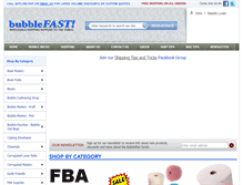 Tablet Screenshot of bubblefast.com